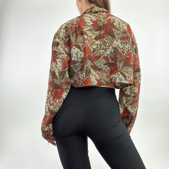 90s style flowy bolero top - Picture 6 of 7